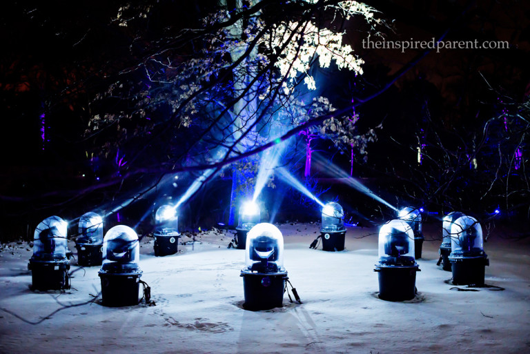 One of my favorite shots of the night - total Dr. Who lights.