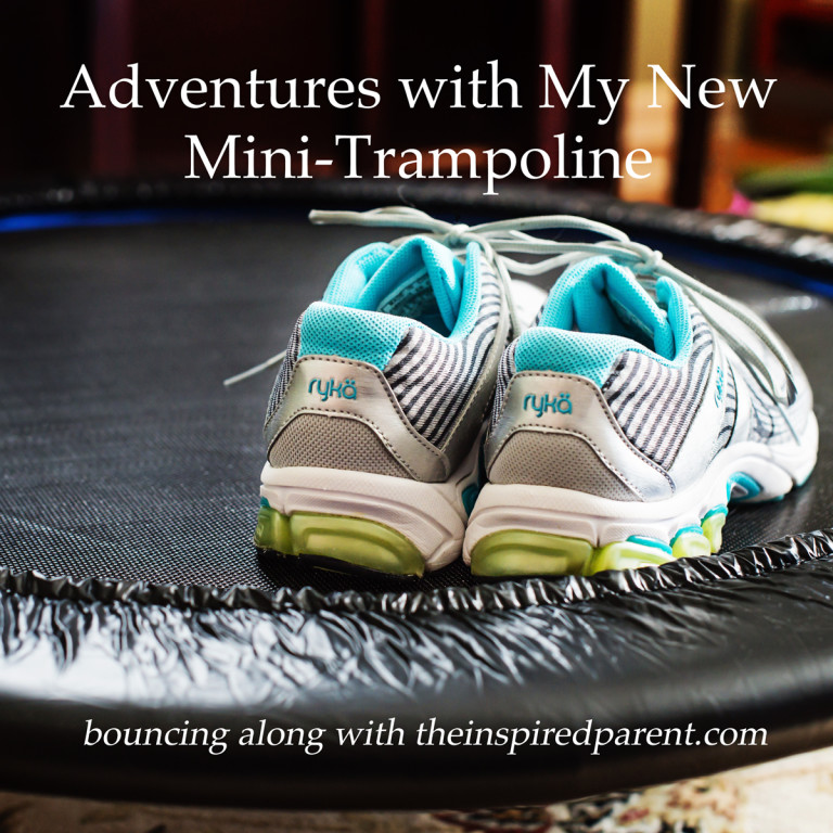 My New Pal…The Mini-Trampoline from theinspiredparen.com