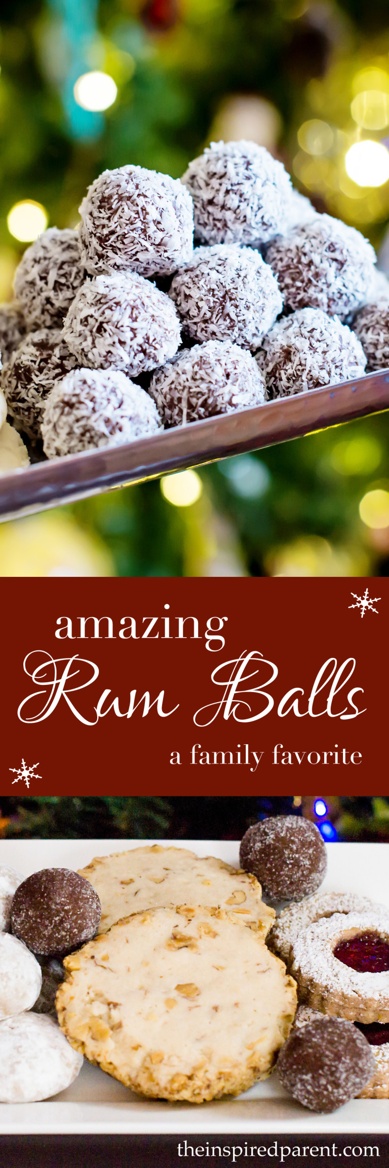 Rum Balls | theinspiredparent.com