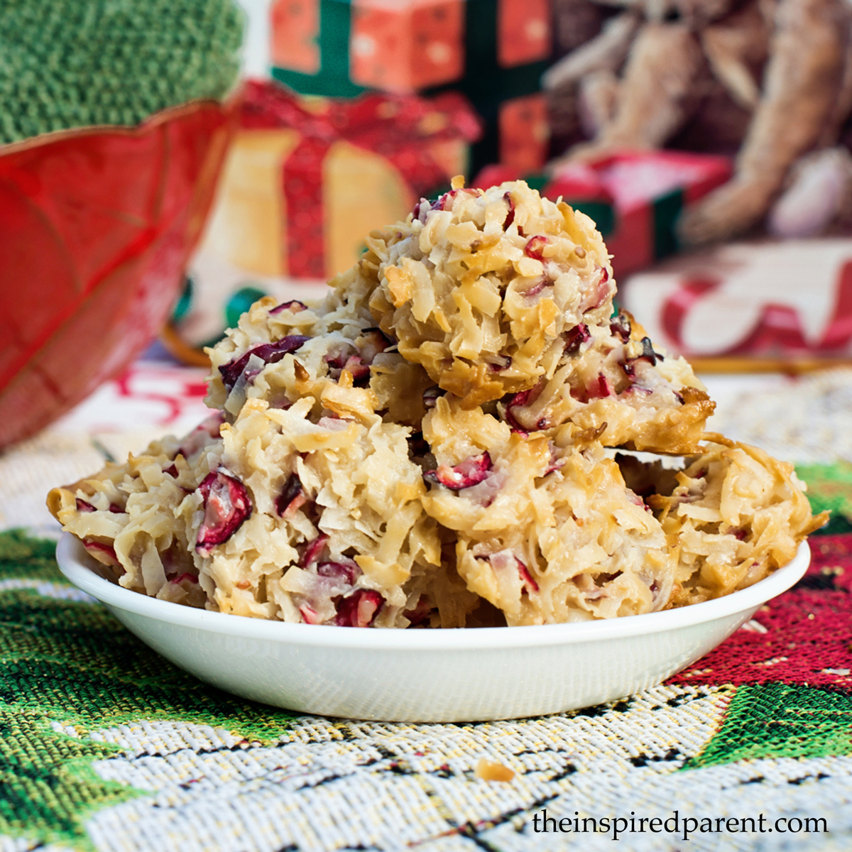 Cranberry Chocolate Chip Macaroons